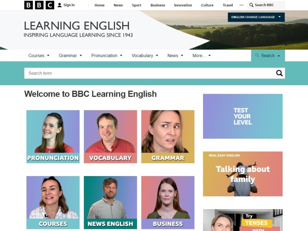 Trang web học tiếng anh online miễn phí tốt nhất 2: BBC Learning English